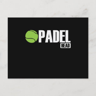 Carte Postale Padel Head Tennis Sport und Ball