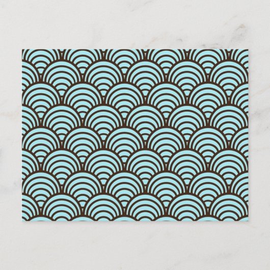 Carte Postale padrão em forma geometrica (Devant)