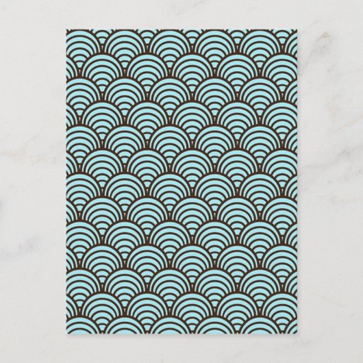 Carte Postale padrão em forma geometrica (Devant)