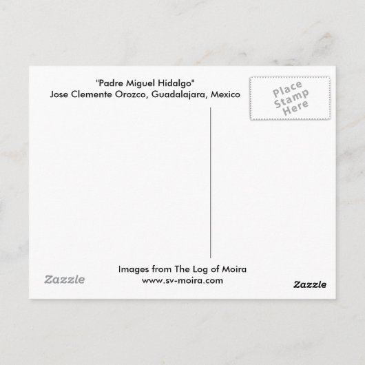 Carte Postale "Padre Miguel Hidalgo" Jose Clemente Orozco (Dos)