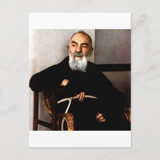 Carte Postale Padre Pio (Devant)