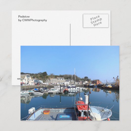 Carte Postale Padstow à Cornwall (Devant / Derrière)