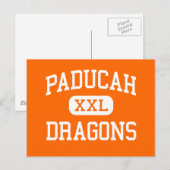 Carte Postale Paducah - Dragons - Lycée - Paducah Texas (Devant / Derrière)