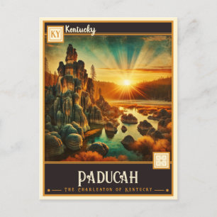 Carte Postale Paducah, Kentucky VINTAGE