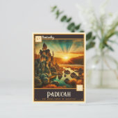 Carte Postale Paducah, Kentucky | VINTAGE (Debout devant)