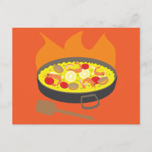 Carte Postale Paella
