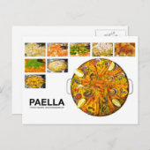 Carte Postale paella (Devant / Derrière)