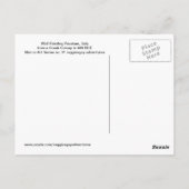 Carte Postale Paestum de peinture murale, Italie (Dos)