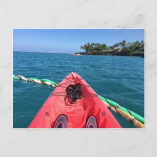 Carte Postale Pagaie en mer