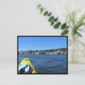 Carte Postale Pagaie en mer (Debout devant)