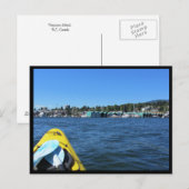 Carte Postale Pagaie en mer (Devant / Derrière)