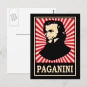 Carte Postale Paganini (Devant / Derrière)