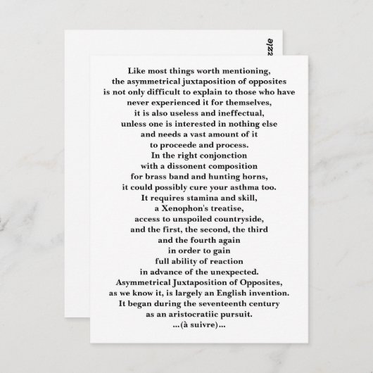 Carte Postale Page 3 (Devant / Derrière)