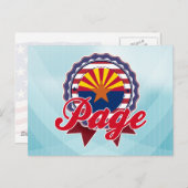 Carte Postale Page, AZ (Devant / Derrière)