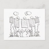 Carte postale Page de couleur (Devant)