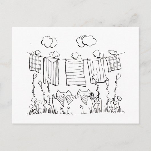 Carte postale Page de couleur (Devant)