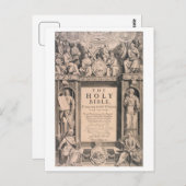 Carte Postale Page de couverture de la première édition antique  (Devant / Derrière)