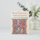 Carte Postale Page de la Bible Winchester, c.1150-80 (Debout devant)