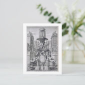 Carte Postale Page de titre de 'Fontaine et jets d'eau dans l'It (Debout devant)