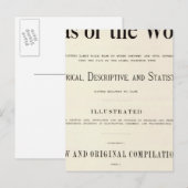 Carte Postale Page de titre de l'Atlas indexé (Devant / Derrière)