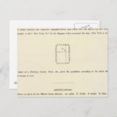 Carte Postale Page de titre de l'Atlas indexé Verso (Devant / Derrière)