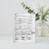 Carte Postale Page d'ouverture de la partition des Paladins (Debout devant)