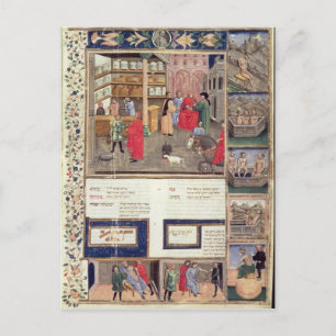 Carte Postale Page du 'Canon de Médecine' par Avicenna