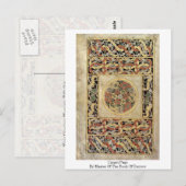 Carte Postale Page Du Tapis Par Le Maître Du Livre De Durrow (Devant / Derrière)