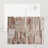 Carte postale Page Livre, Carte postale Livre (Devant / Derrière)