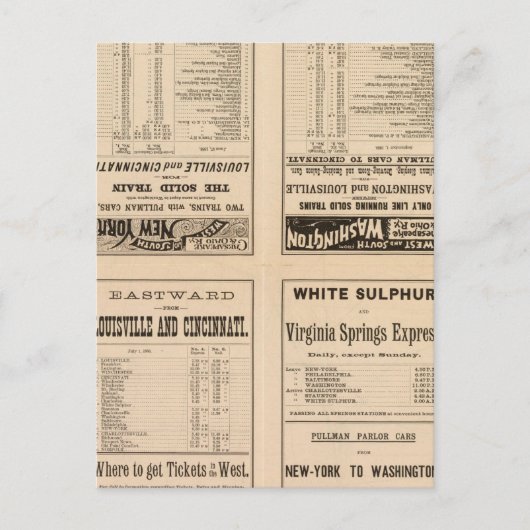 Carte Postale Page texte Chesapeake et Ohio Ry (Devant)