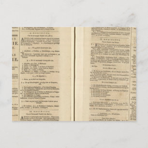 Carte Postale Page Texte New World Atlas