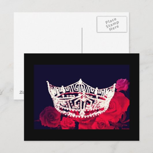 Carte postale Pageant Crown (Devant / Derrière)