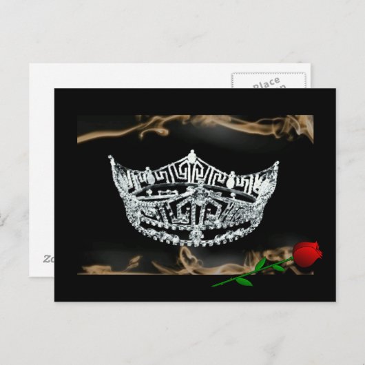 Carte postale Pageant Crown (Devant / Derrière)