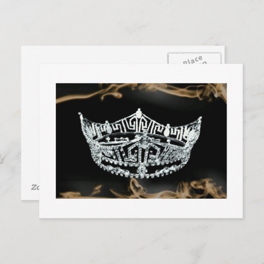 Carte postale Pageant Crown (Devant / Derrière)