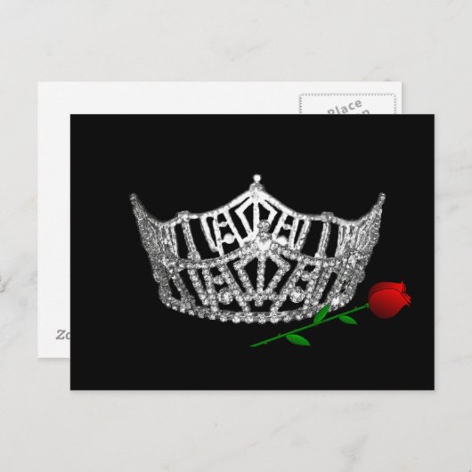 Carte postale Pageant Crown (Devant / Derrière)