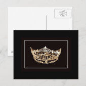 Carte postale Pageant Crown (Devant / Derrière)
