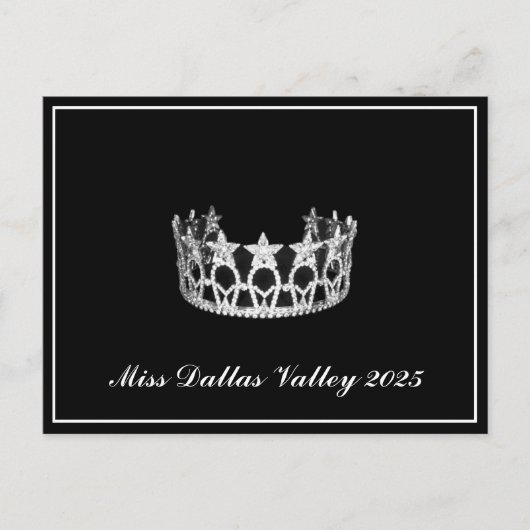 Carte postale Pageant Crown (Devant)