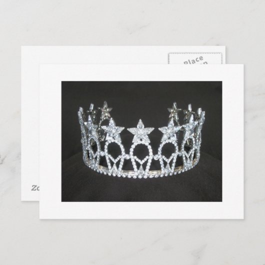 Carte postale Pageant Crown (Devant / Derrière)