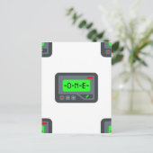 Carte Postale pager émoji (Debout devant)