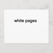 Carte Postale pages blanches (Devant)