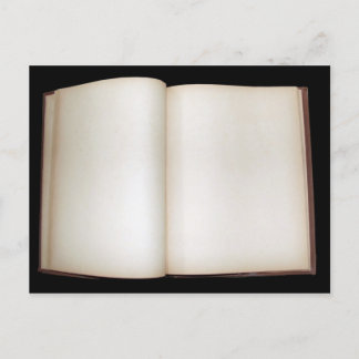 Carte Postale Pages Blanches