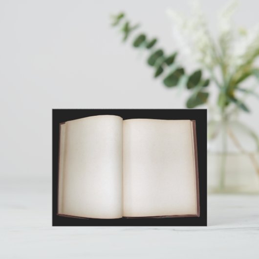 Carte Postale Pages Blanches (Debout devant)