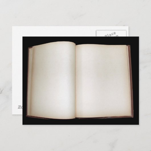 Carte Postale Pages Blanches (Devant / Derrière)
