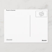 Carte Postale Pagode au Myanmar (Dos)