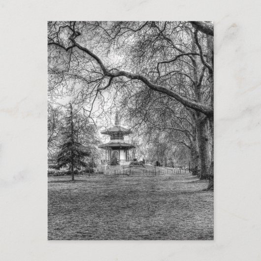 Carte Postale Pagode Battersea Park Londres (Devant)
