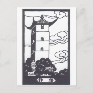 Carte Postale Pagode chinoise