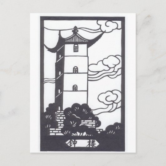 Carte Postale Pagode chinoise (Devant)
