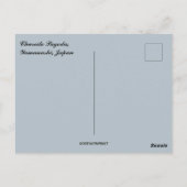 Carte Postale Pagode de Chureito à Yamanashi Japon (Dos)