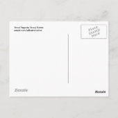 Carte Postale Pagode de Séoul (Dos)