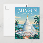 Carte Postale Pagode Hsinbyume Myanmar (Devant / Derrière)